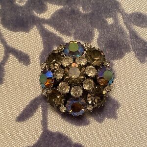 Albert Weiss Multicolor Crystal Brooch